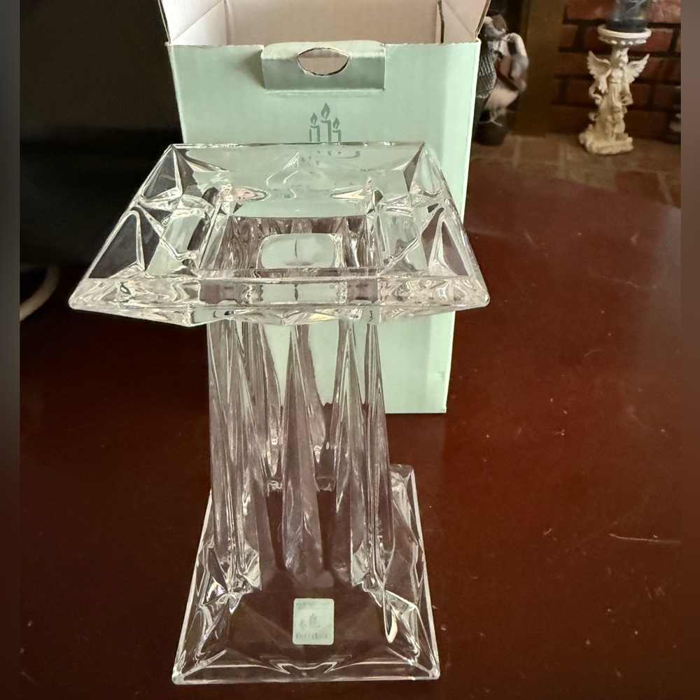 PartyLite Quad Prism Pedestal Candle Holder